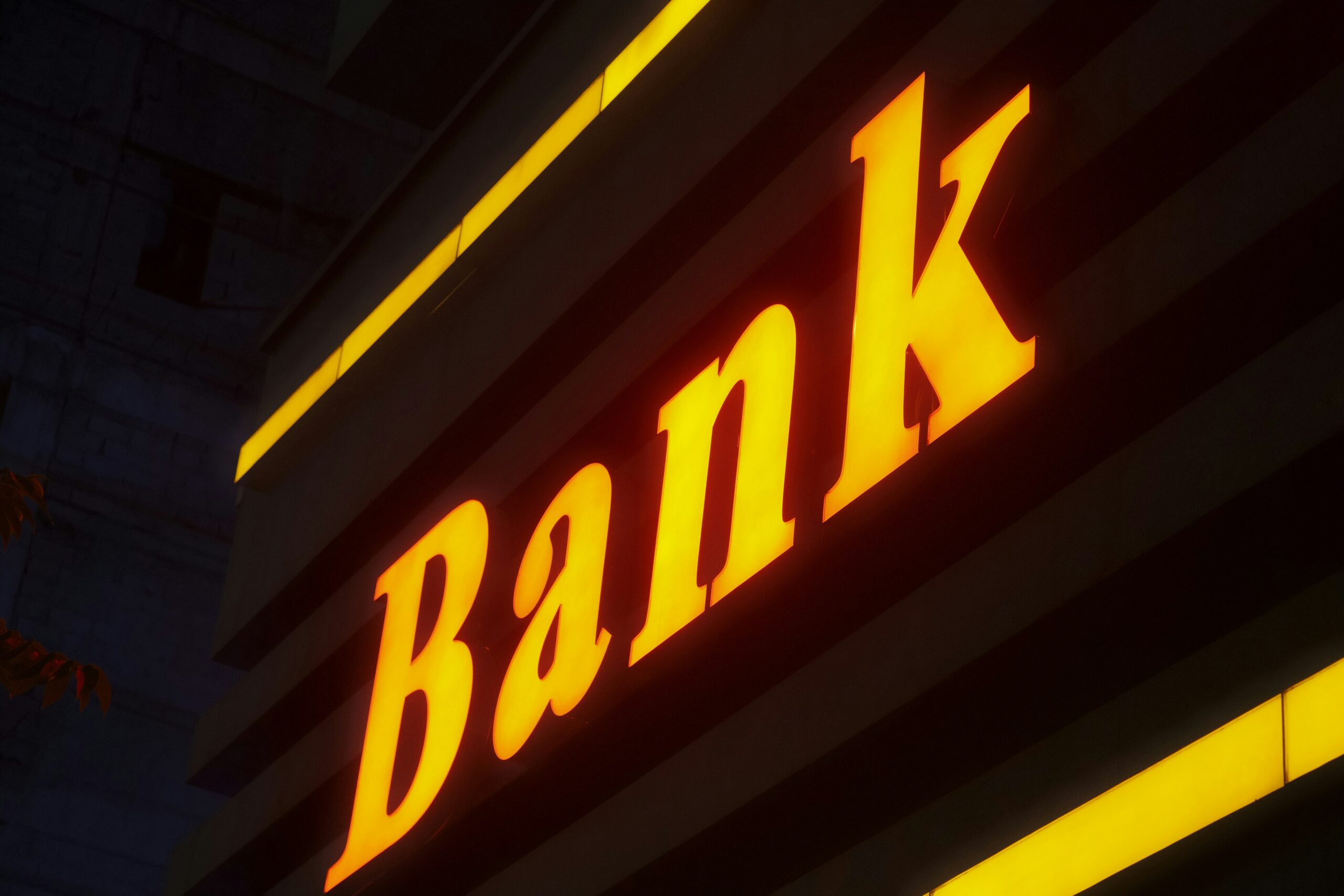 LED Bank Sign
